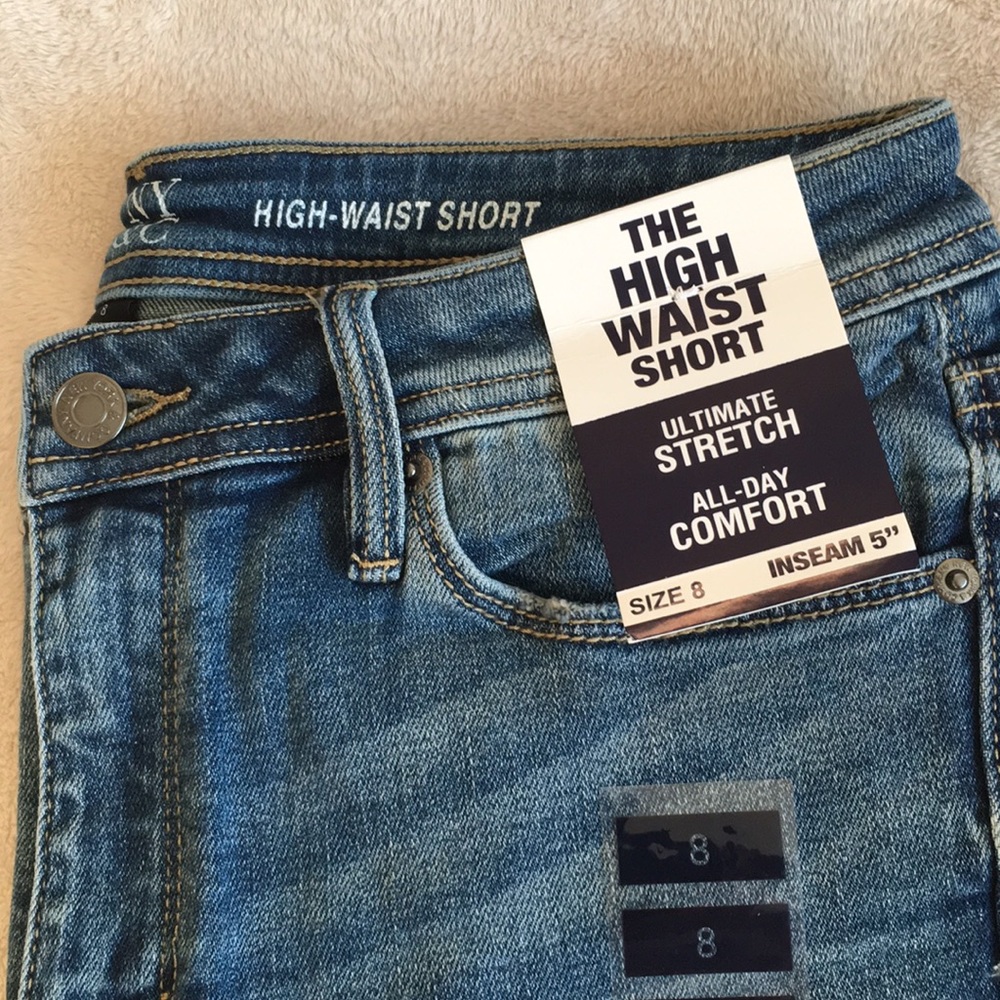 NY&CO High Waist Denim Short